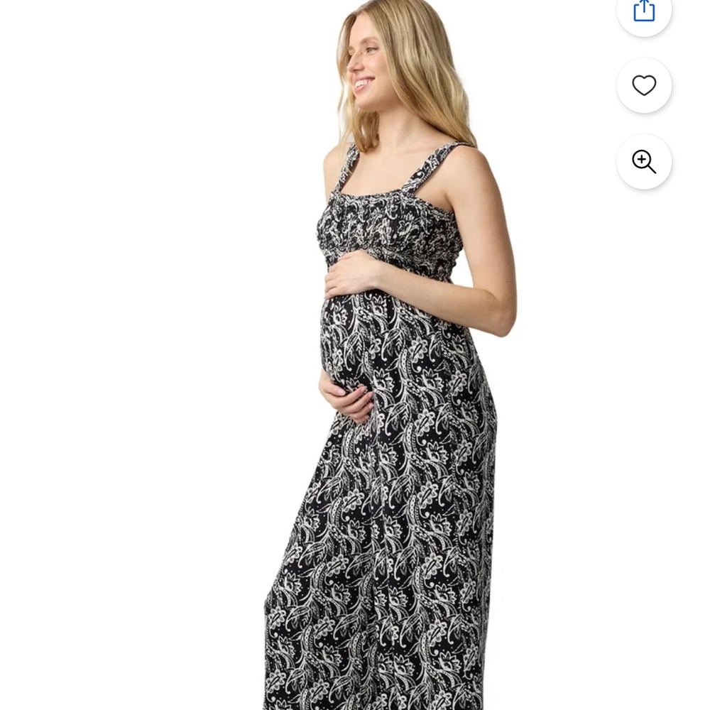 Ingrid & Isabel For Every Belly Maternity Smocked Jumpsuit